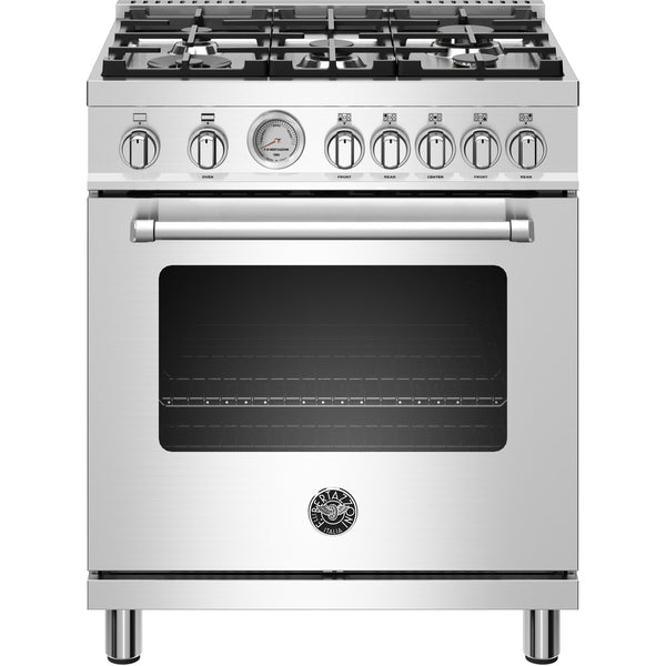 Bertazzoni 30-inch Freestanding Gas Range with Convection MAST305GASXE IMAGE 1