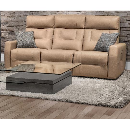 Elran Power Reclining Sofa 40016-MEC-OPH Power Reclining Sofa with Power Headrest IMAGE 1