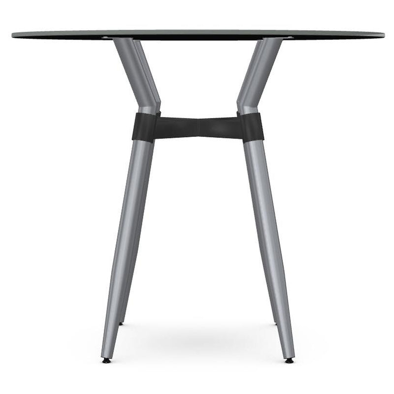 Amisco Round Link Counter Height Dining Table with Glass Top 50554-36/2425|90262 IMAGE 2