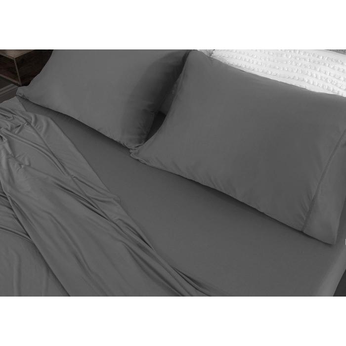 Bedgear Dri-Tec Sheets- Grey (King) IMAGE 1