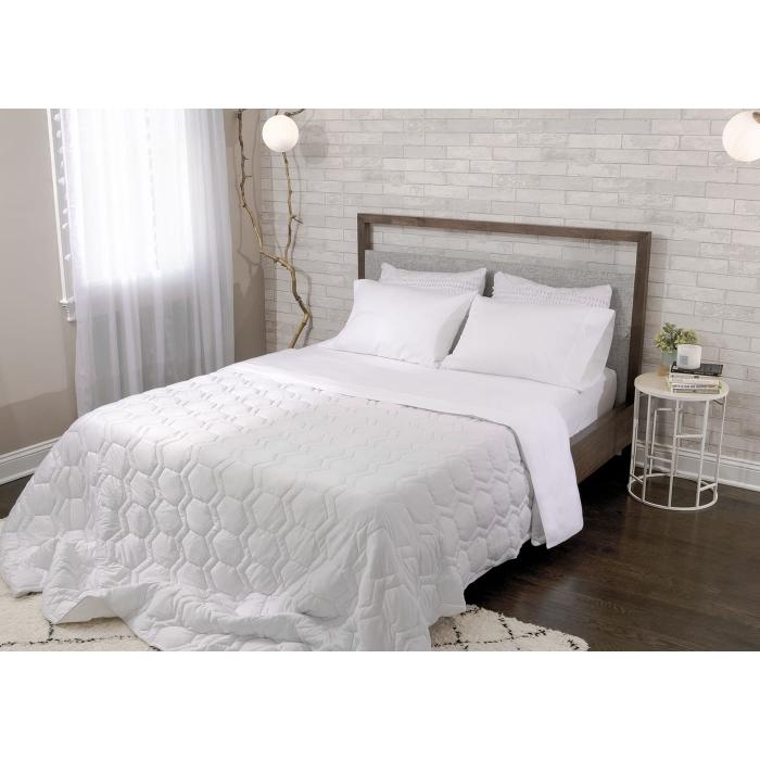 Bedgear Hyper-Cotton Sheets - White (Queen) IMAGE 2