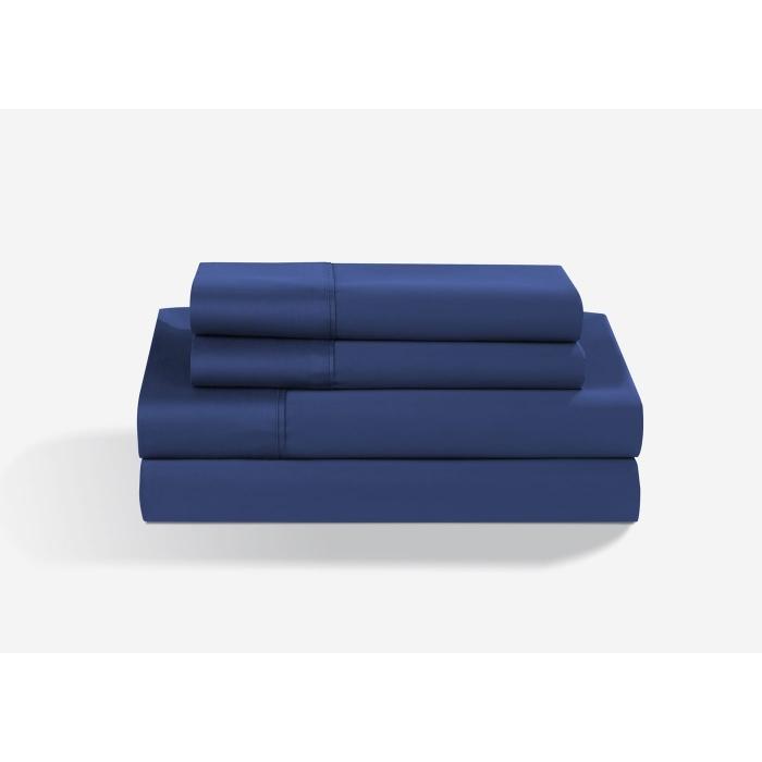 Bedgear Hyper-Cotton Sheets - Navy (Queen) IMAGE 3