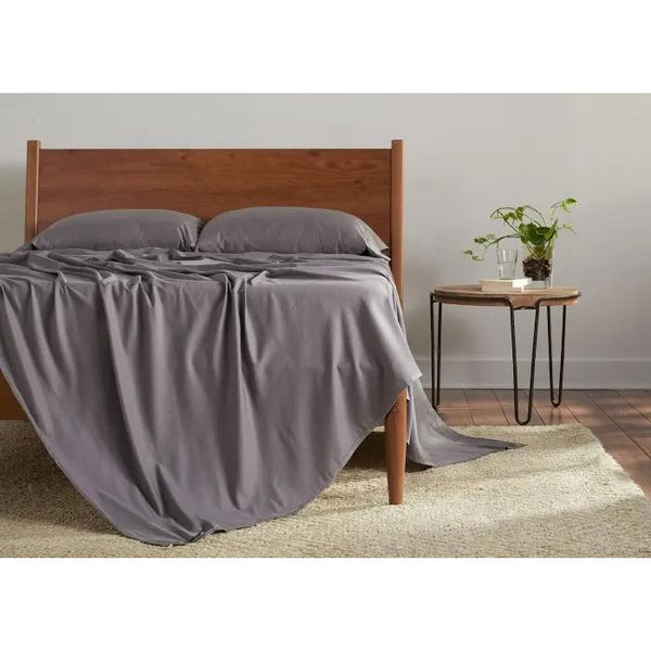 Bedgear Hyper-Cotton Sheets - Grey (Twin) IMAGE 1