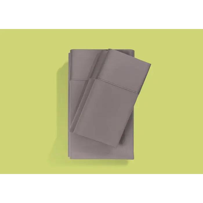 Bedgear Hyper-Cotton Sheets - Grey (Twin) IMAGE 2