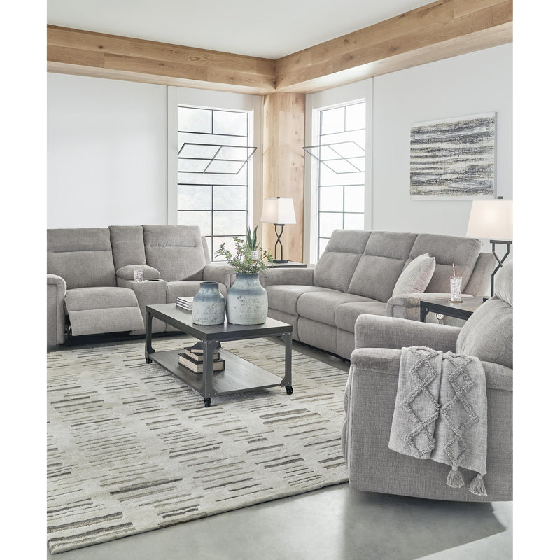 Signature Design by Ashley Barnsana Power Reclining Fabric Loveseat with Console 3320196C IMAGE 10