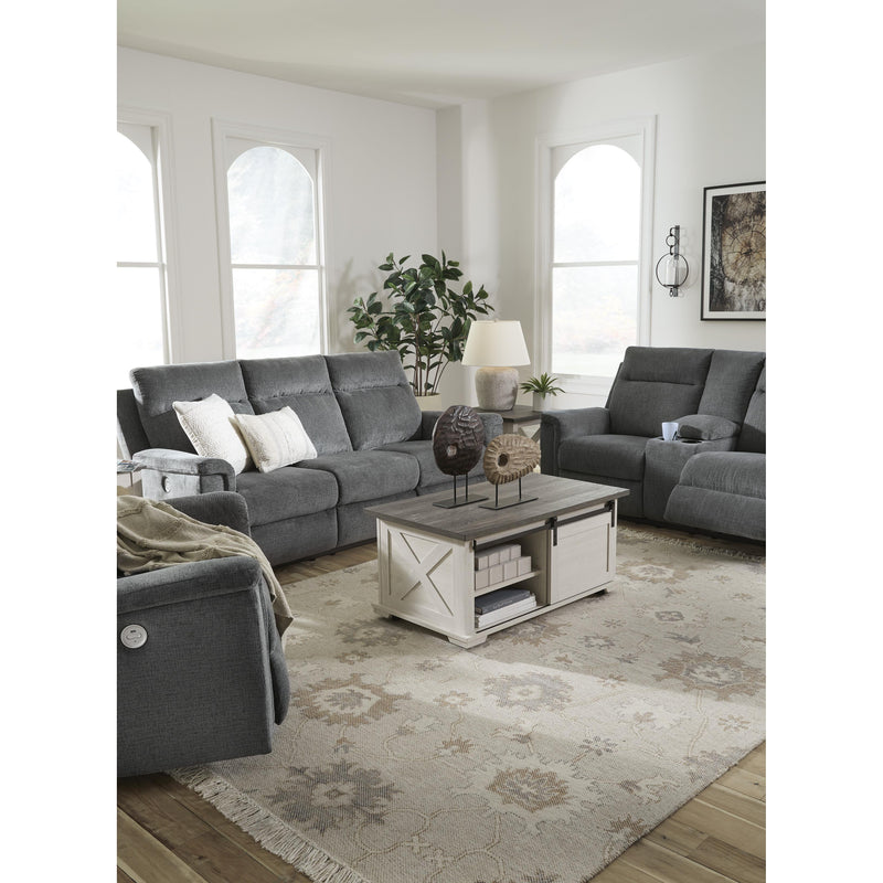 Signature Design by Ashley Barnsana Power Reclining Fabric Sofa 3320287C IMAGE 8