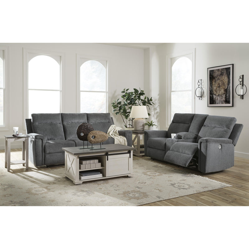 Signature Design by Ashley Barnsana Power Reclining Fabric Loveseat with Console 3320296C IMAGE 13