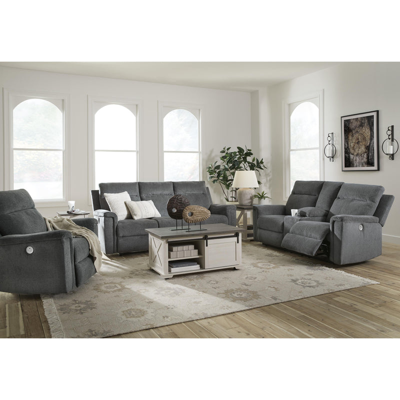 Signature Design by Ashley Barnsana Power Reclining Fabric Loveseat with Console 3320296C IMAGE 16