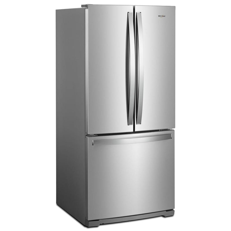 Whirlpool 30-inch, 19.68 cu.ft. Freestanding French 3-Door Refrigerator with FreshFlow™ Air Filter WRF560SFHZBSP IMAGE 2