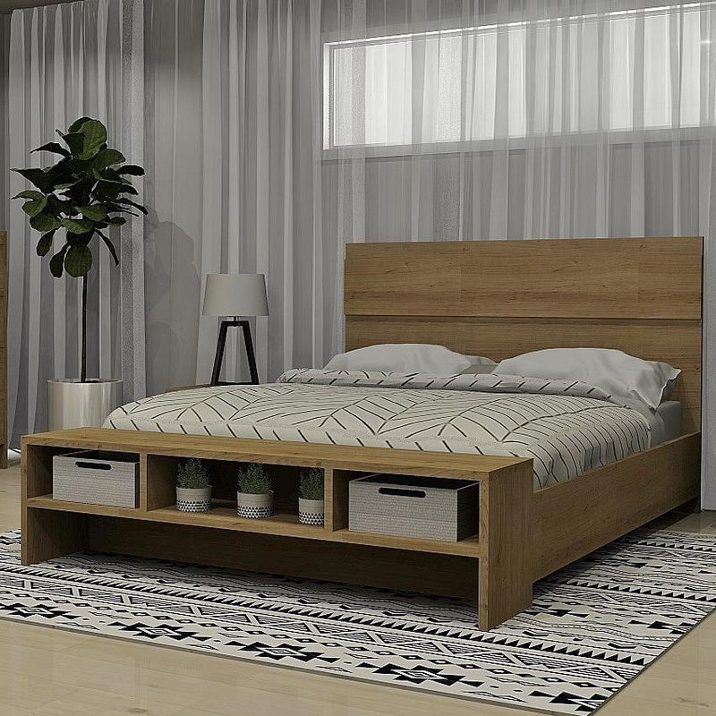 MEQ Queen Platform Bed 8857L6/8857RP/8857QB/0011K6/0011K6 IMAGE 1